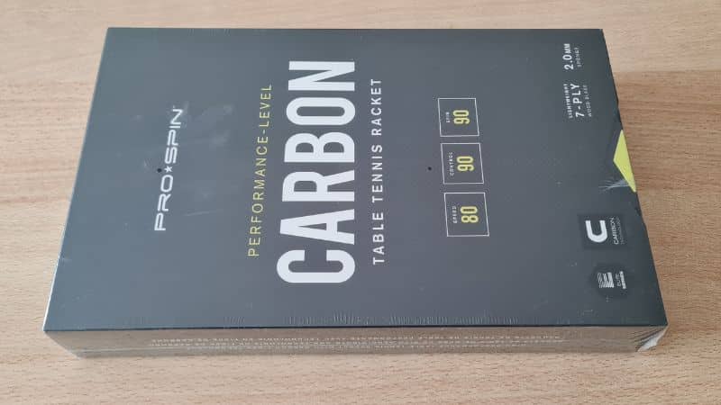 Pro Spin Carbon Schläger Verpackung