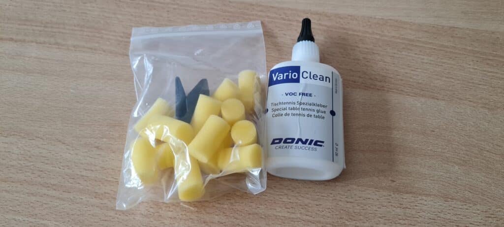 Donic Vario Clean Kleber mit Schwämmen