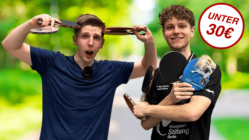 Die besten Tischtennisschläger unter 30 Euro